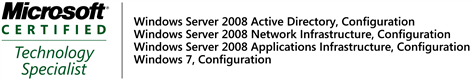 MCTS Certifications
